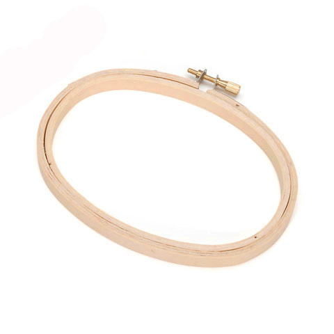 Wood Embroidery Hoops - Oval Embroidery Hoops