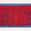 Red Fringe Trim - Fringe Material - Fringe Fabric Trim - Fringe Trim By The Yard - Fringe Ribbon