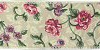 Wired Ribbon - Small Floral Print on Beige - Wired Ribbon