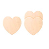 Heart Shaped Wooden Cutouts - Small Wooden Cutouts wood