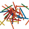 Mini Wooden Craft Sticks (Popsicle sticks) - Colored - Popsicle Sticks - Craft Sticks