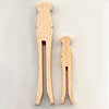 Unfinished Flat Wooden Doll Clothes Pins - Flat Clothes Pins