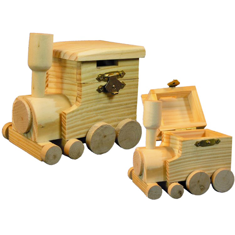 Train Box - Wood Train Box