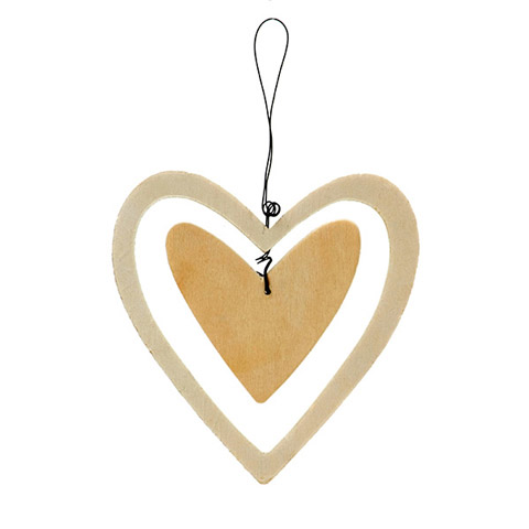 Small Wooden Cutouts - Wood Hearts - Wood Heart Cutouts