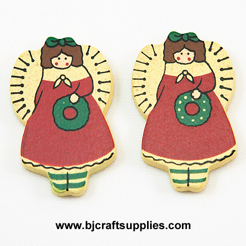 Small Wooden Angel Cutouts